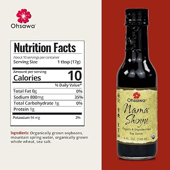 OHSAWA Organic Nama Shoyu Sauce, 5 Ounce