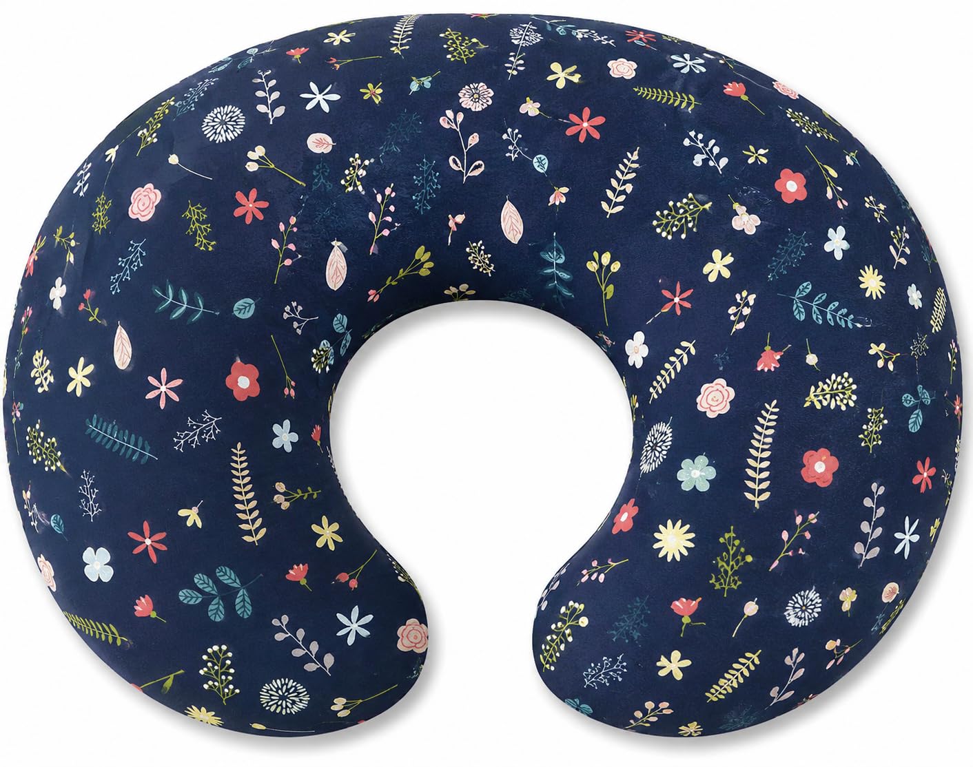 Proliva Feeding Pillow for New Born Baby with Detachable Cover Breast Feeding, Maternity Nursing Pillow for Breastfeeding Set of Support for Baby Feeding Pillow Mom Home (Blue-Plant-K1)-image-27