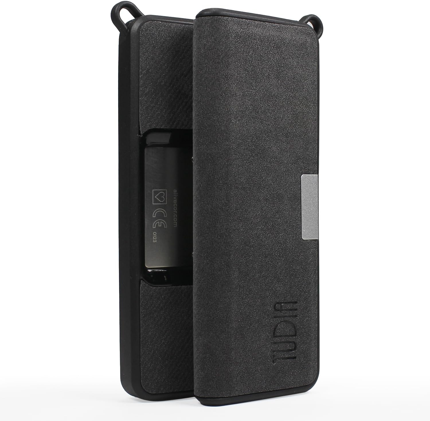 TUDIA Travel Leather Case Compatible with KardiaMobile 6L, Durable Leather Ma...