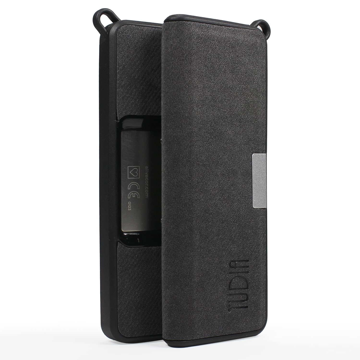 TUDIA Travel Leather Case Compatible with KardiaMobile 6L, Durable Leather Ma...