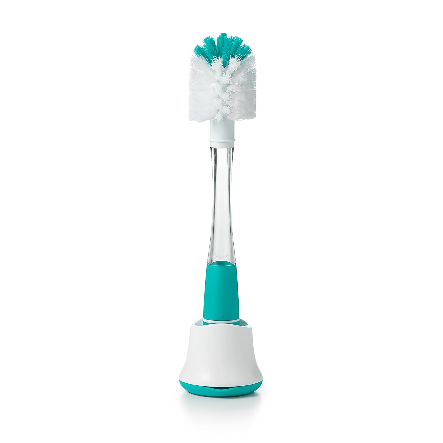 OXO Tot Soap Dispensing Bottle Brush with Stand, Teal