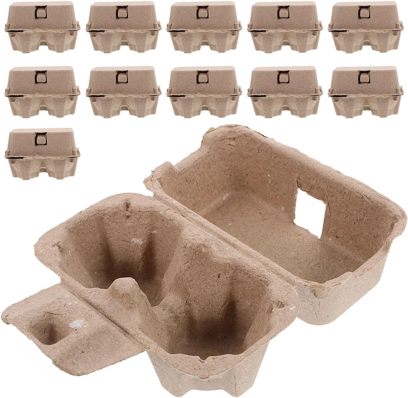 24Pcs Egg Tray Packaging Box Storage Container Eggs Paper Cartons for Chicken