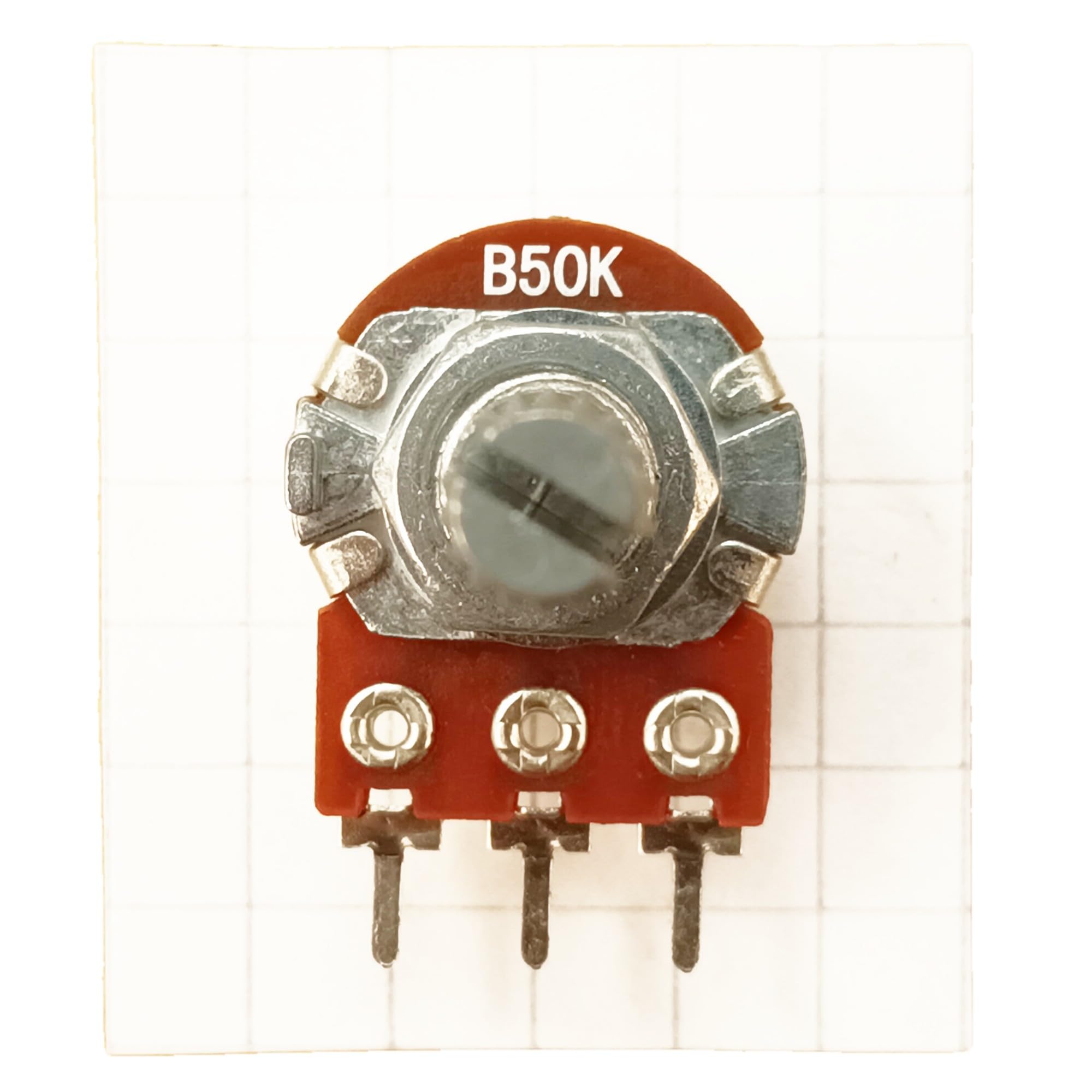 Center Click Detent Balance Control Potentiometer Splined Shaft Linear B (B50K)