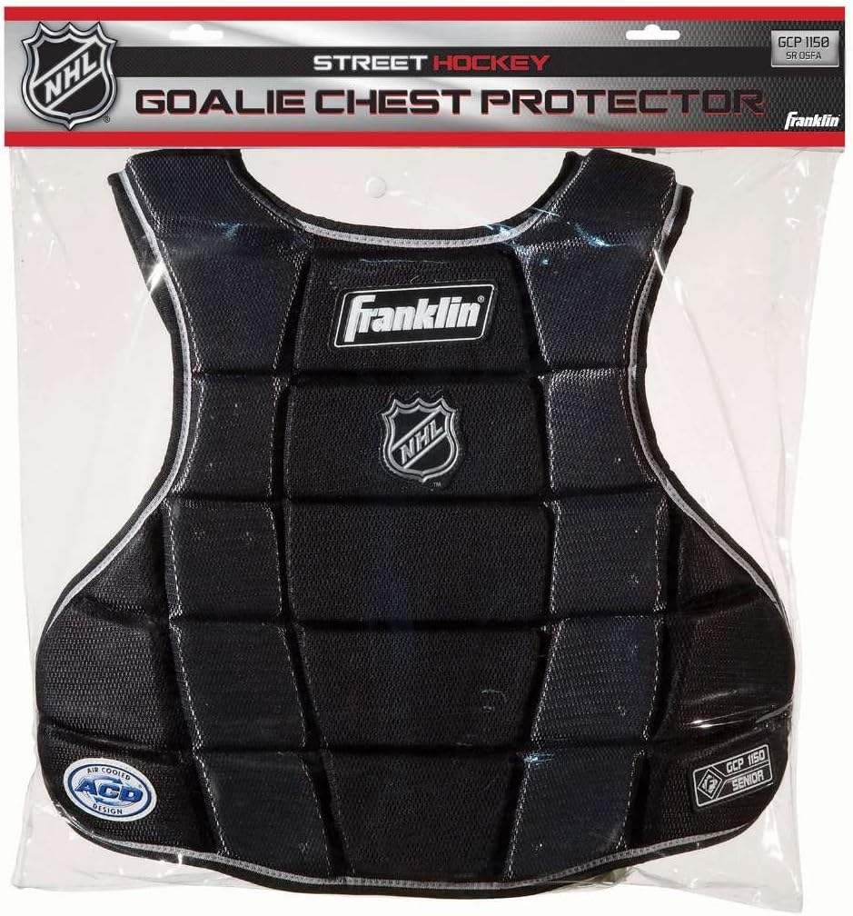 Franklin Sports Street Hockey Goalie Chest Protector - Adult - NHL - GCP 1150