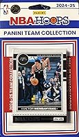 Vista 1 de San Antonio Spurs 2024 2025 Hoops Factory Sellado Juego de Equipo de 13 Tarjetas con Victor Wembanyama Tarjeta del 2do Año Más Stephon Castle, Juan
