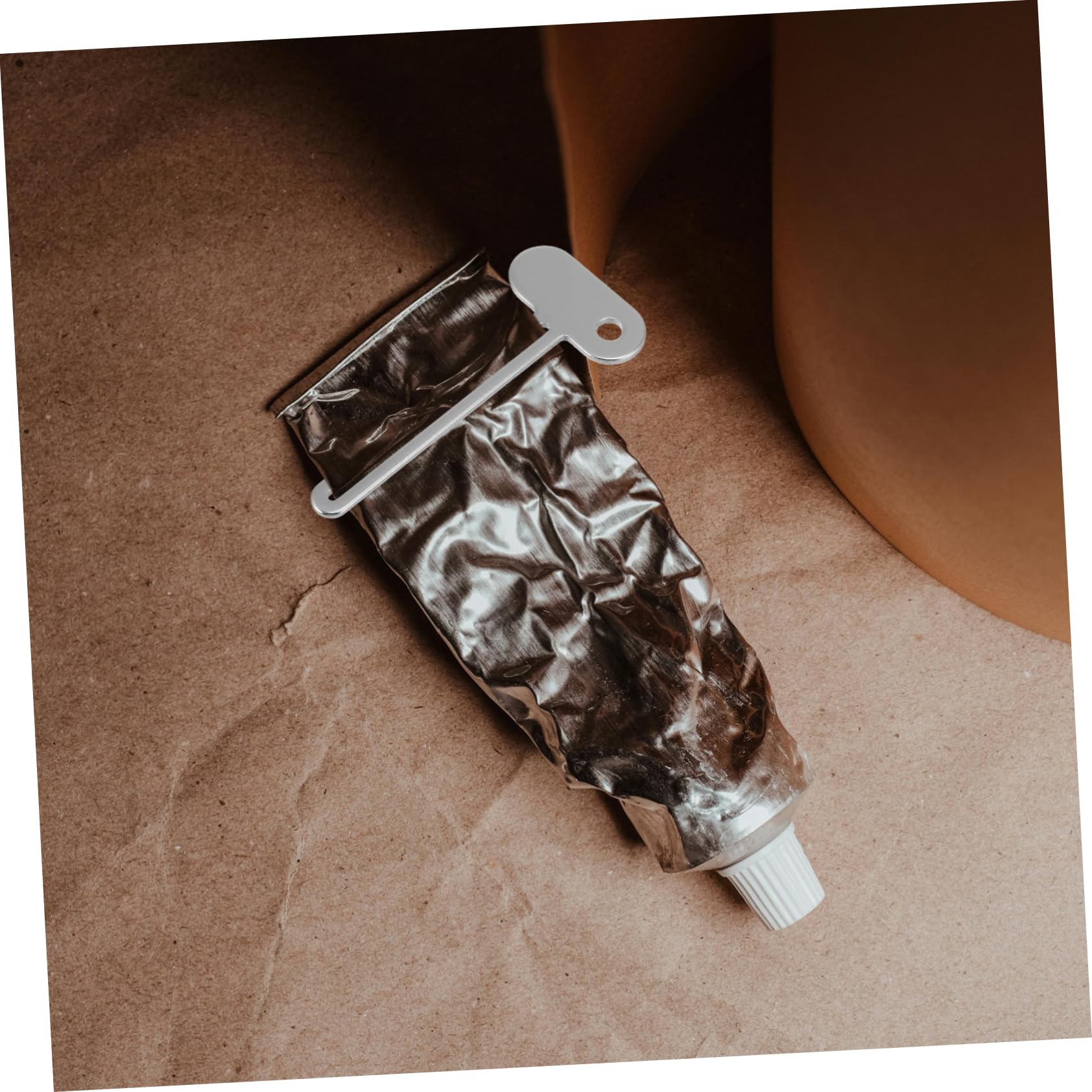 SOESFOUFU 6pcs Extrusion Tool Metal Tube Pressers Tube Squeezer Tool Toothpaste Tube Roller Squeezer Toothpaste Squeezer Roller Metal Tube Squeezers Squeezer Tools Silver Aluminum Alloy