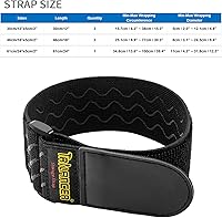 Vista 3 de Trilancer Correas elásticas con tiras antideslizantes, combo de 3 tamaños (paquete de 5) correas de almacenamiento resistentes de gancho y bucle