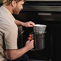 Vista 4 de Traeger Grills BAC608 - Accesorio para parrilla con revestimiento de barril de grasa y ceniza, paquete de 5