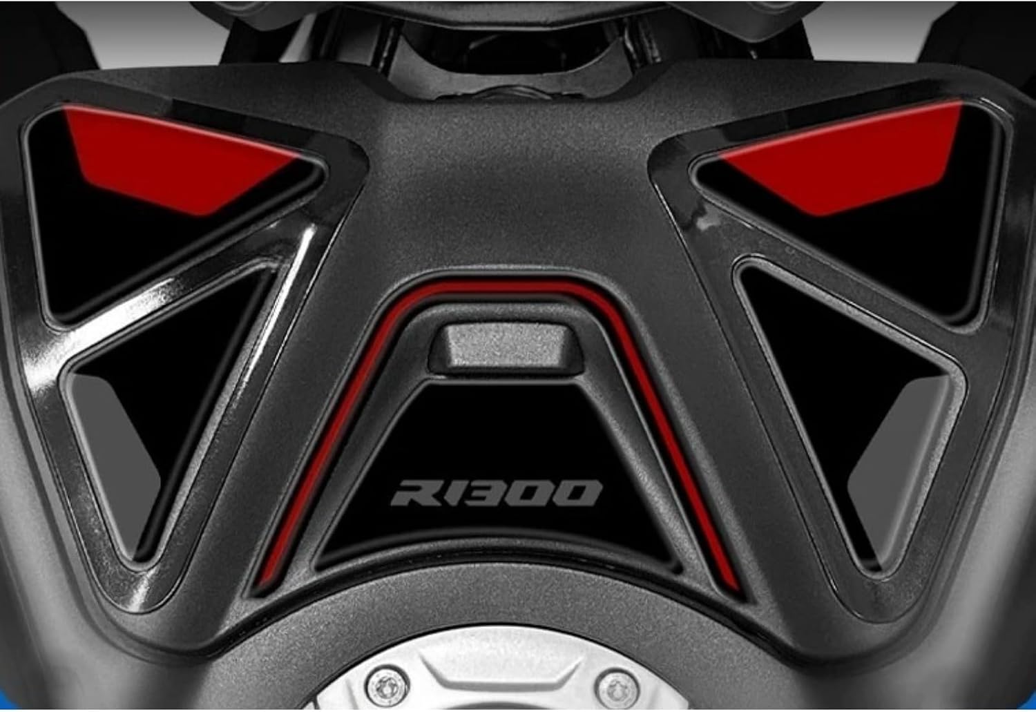 Suitable for R1300GS r1300gs 2025 Fuel Tank top Protective Sticker, Anti-wear Modification Accessories, epoxy Resin Decals (Gold Black)