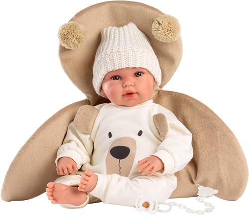 Llorens Osito Newborn Baby Boy Doll with Clothing and Accessories, 36 cm Size