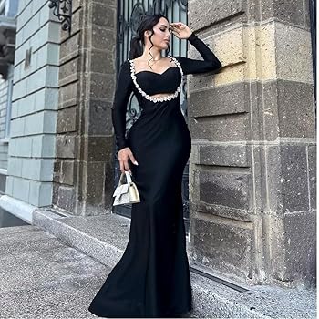 Jamille Velvet Prom Dresses 2025 Long Mermaid Evening Dress Long Sleeve Sweetheart Formal Gown for Women Beaded Party Dress Black 0 JA0003 at Amazon Women's Clothing store Jamille Velvet Prom Dresses 2025 Long Mermaid Evening Dress Long Sleeve Sweetheart Formal Gown for Women Beaded Party Dress Black 0 JA0003 at Amazon Women's Clothing store