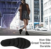 Vista 4 de Athlefit Botas de cuña cómodas para mujer