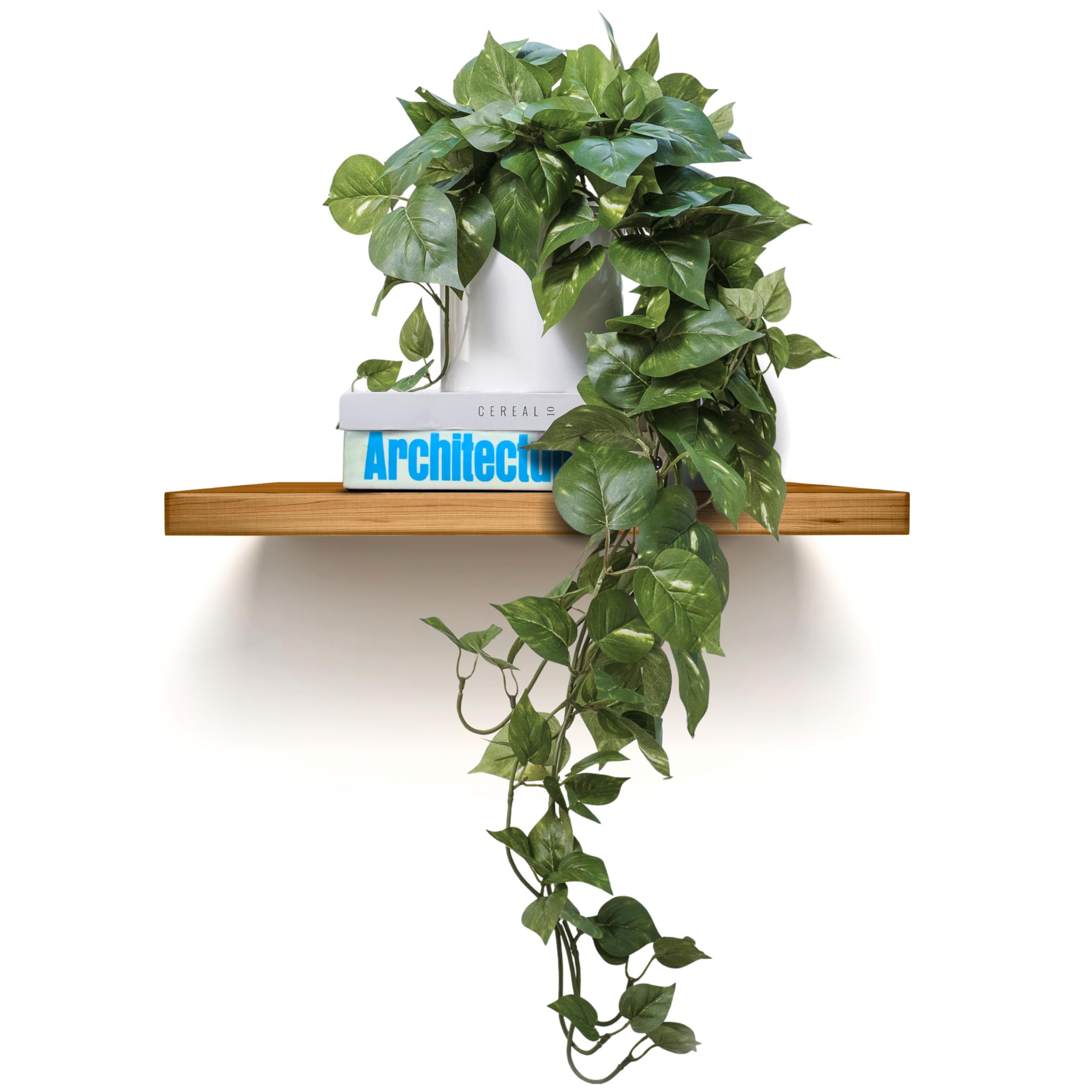 MY ROVALA Silk Plants for Home Decor Indoor in Pot Realistic Artificial Plants Hanging Faux Plants Indoor Fake Potted Plants for Shelves Bedroom