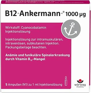 B12 Ankermann® Vitamin B12 Injektion 1000 µg, 5 Ampullen