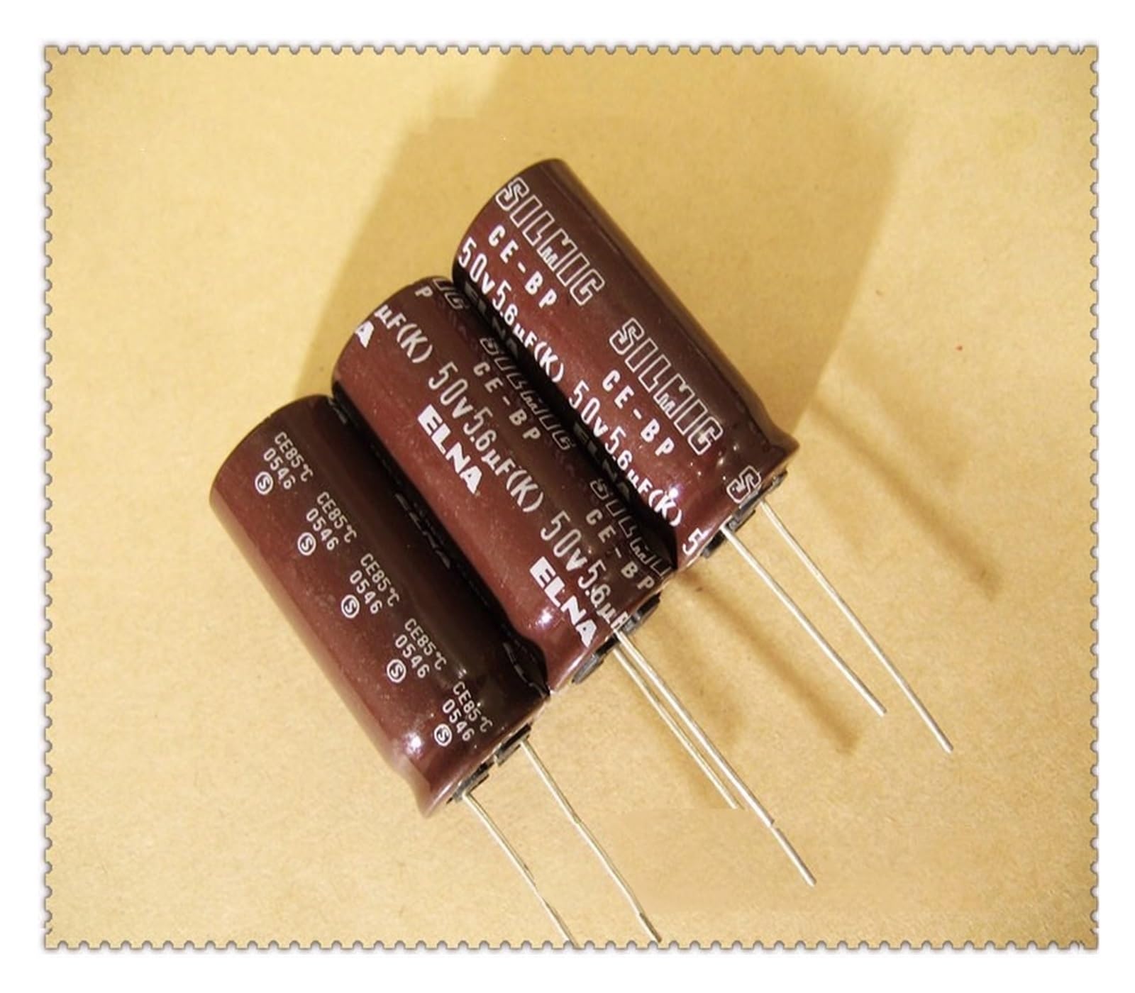 Condensateur audio non polaire 5.6uF 50V pour éliminer la distorsion sur vos enceintes
