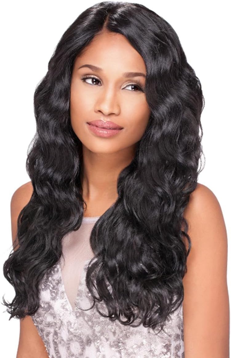 Sensationnel Empress lace wig front edge "BODY WAVE" (CUSTOM WIG) L parting-HRF - Wig / Lace Wig (1B (natural black))