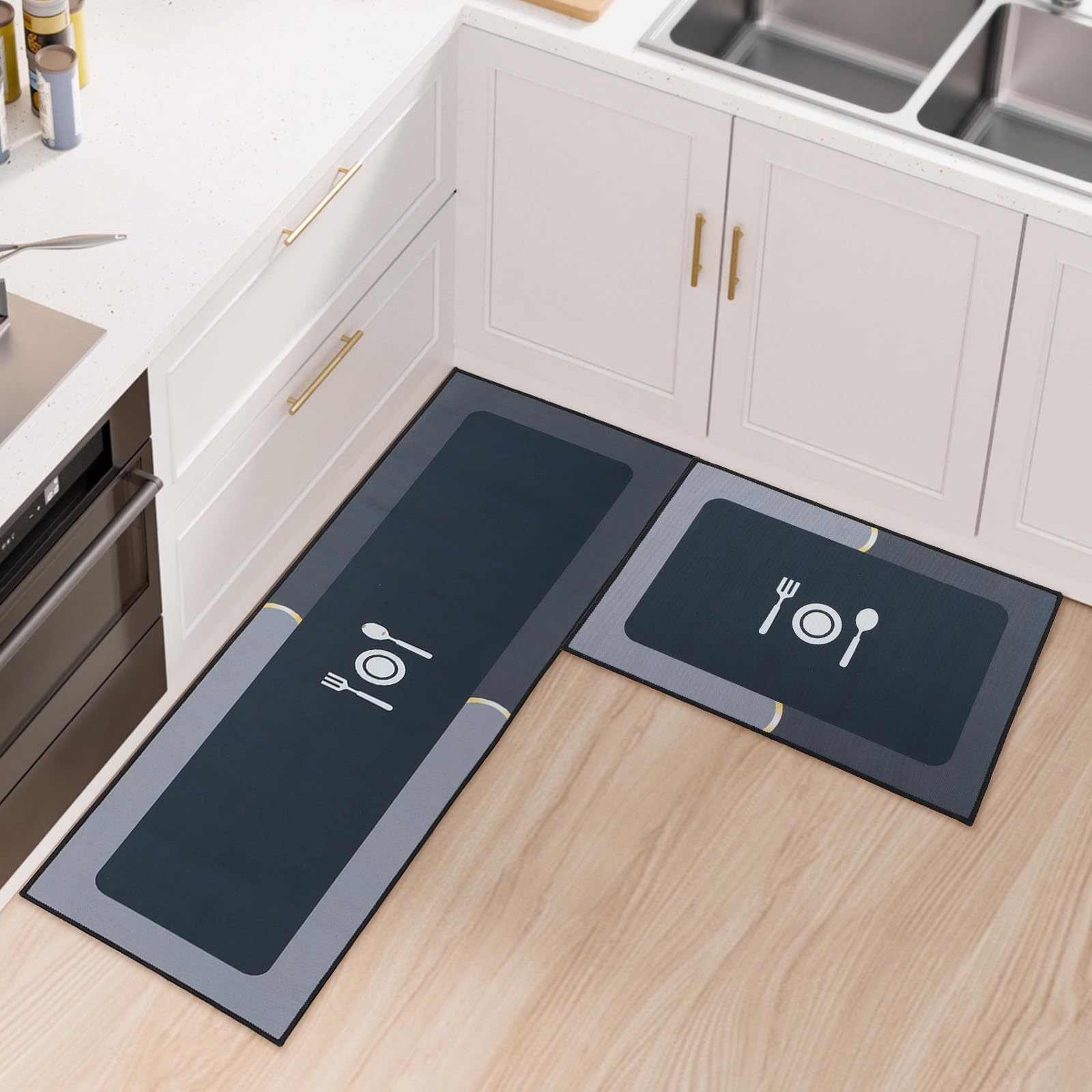 Alfombras de cocina lavables y antideslizantes para evitar caídas y proteger el suelo