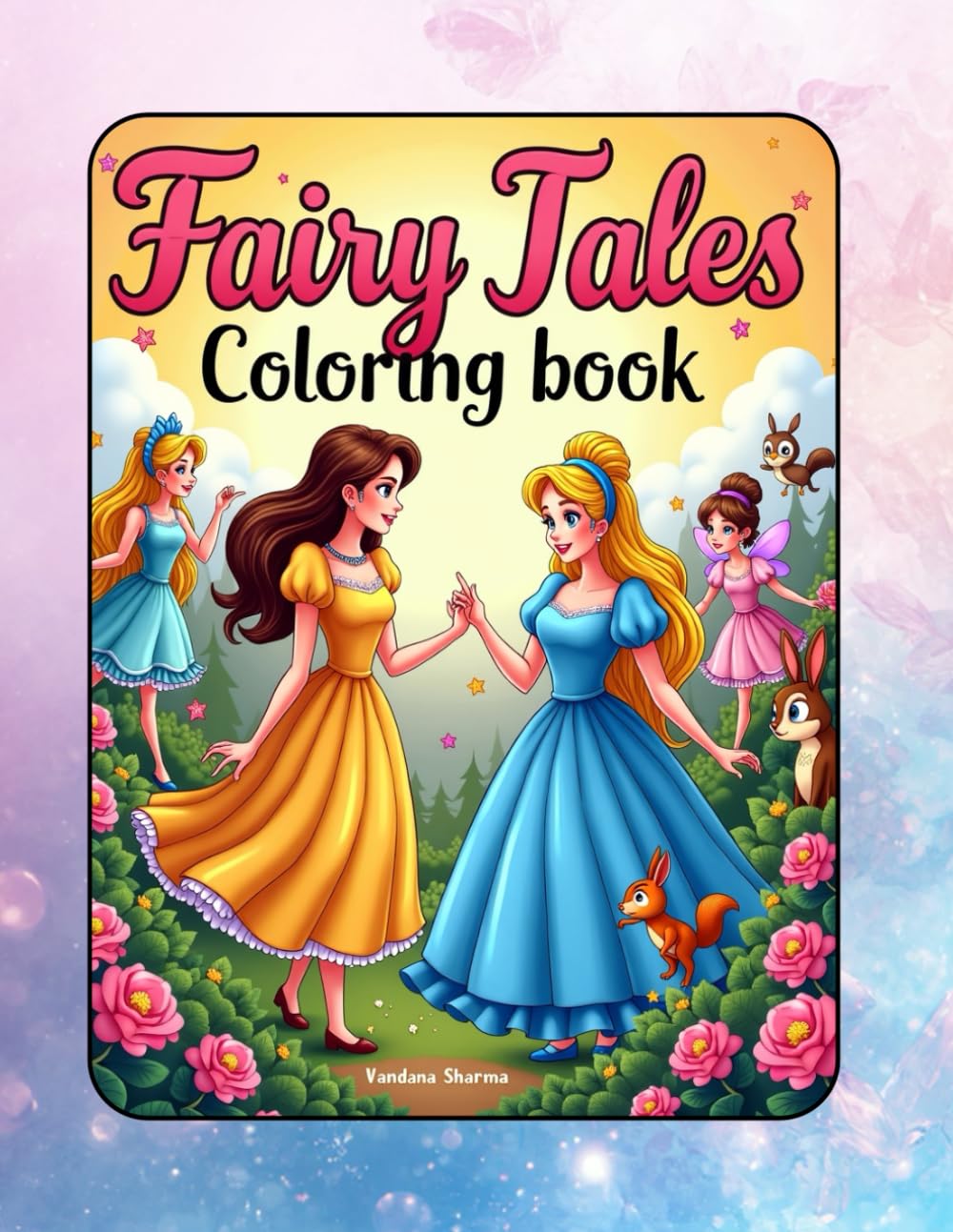 Fairy Tales Coloring book: "A Relaxing Fantasy Coloring Book for Kids and Teens Featuring Enchanted Forests, Hidden Castles, and Magical Creatures."
