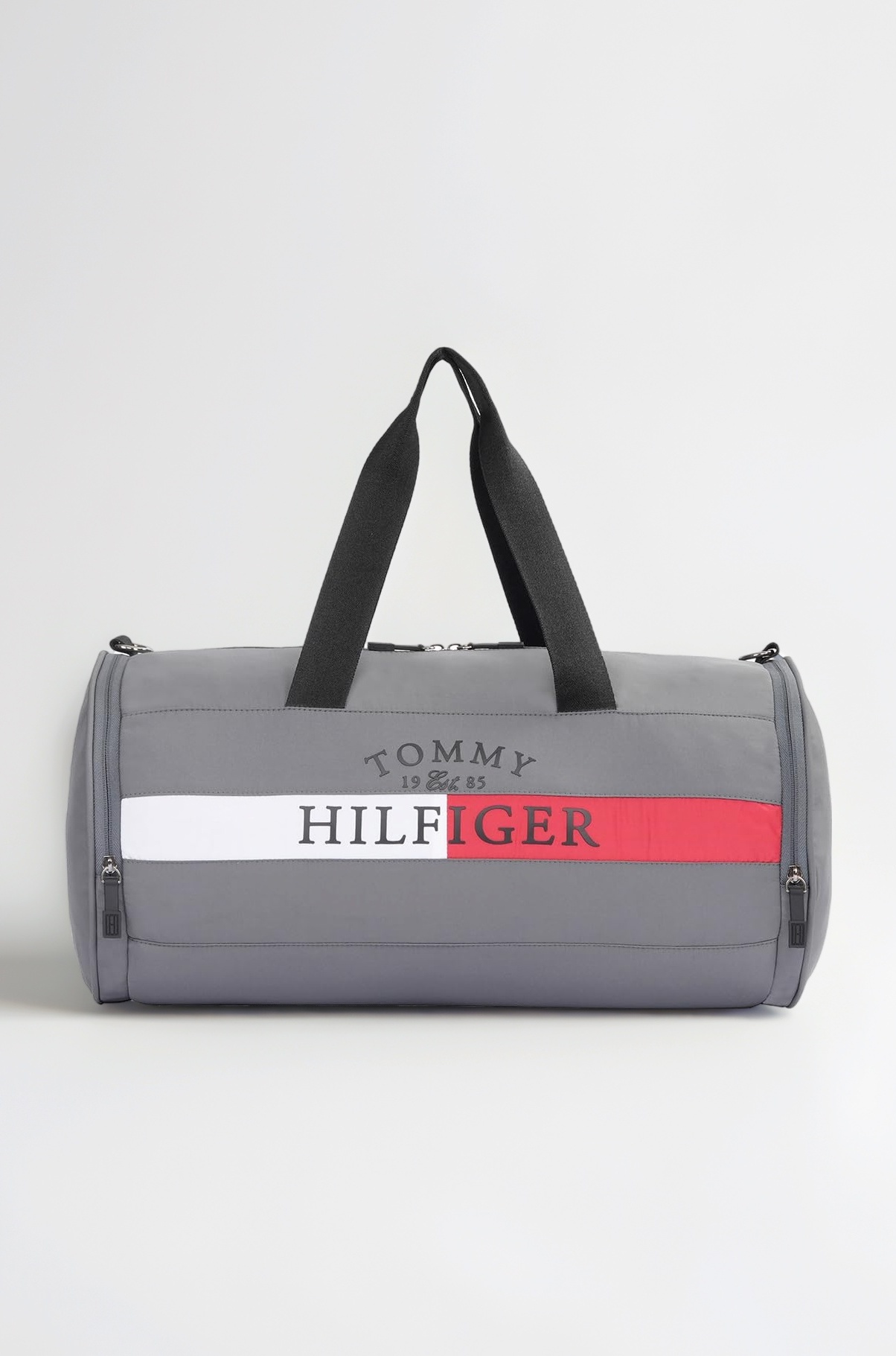 Tommy Hilfiger Unisex Insignia Gym Bag Duffel - Granite Grey