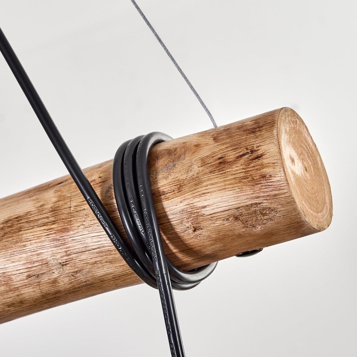 Hofstein Suspension Koyoto, à 5 Ampoules En Métal/bois