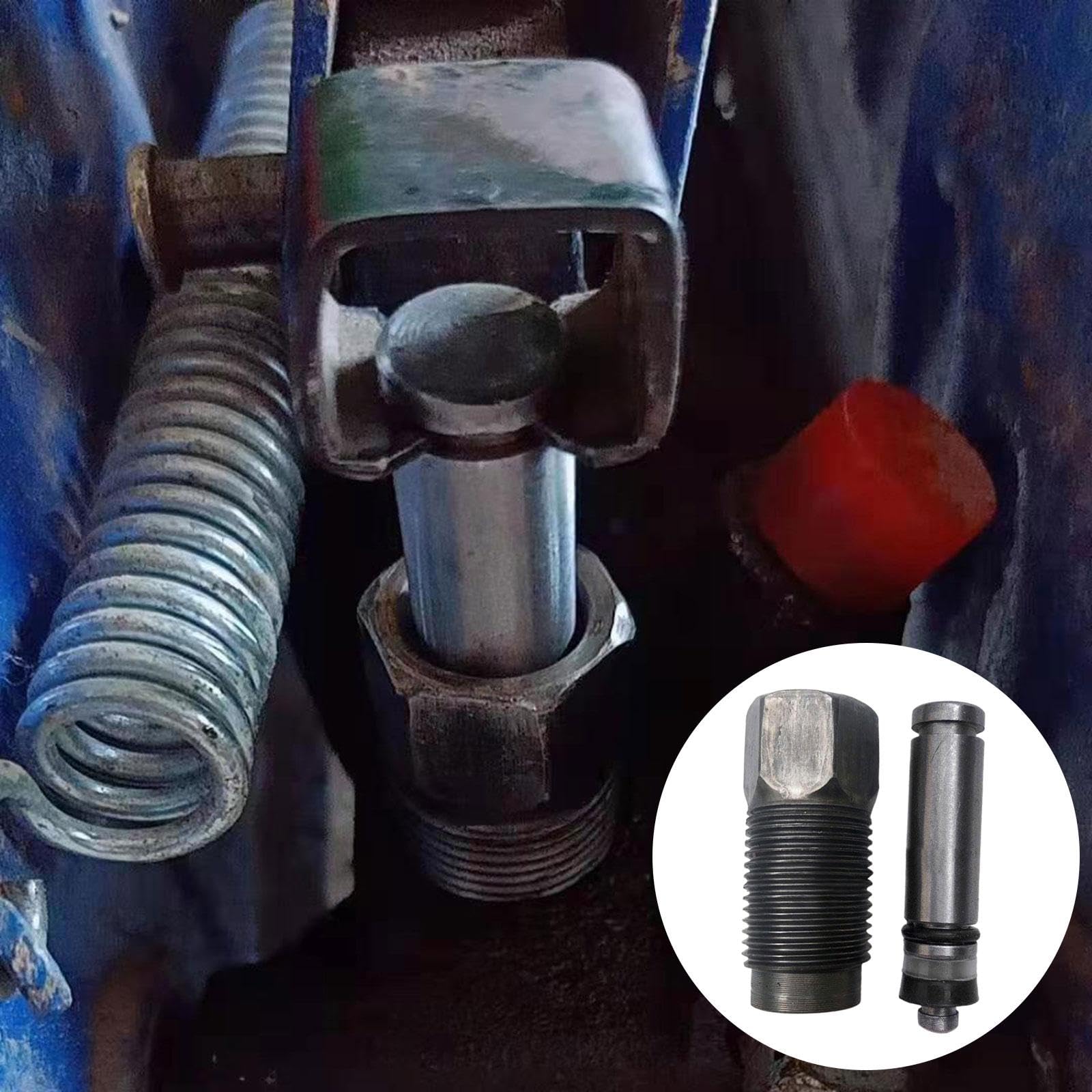 Set Pompa Olio Per Martinetto Idraulico Orizzontale 2T - Accessori Filettati, 18 Mm - Foto 5
