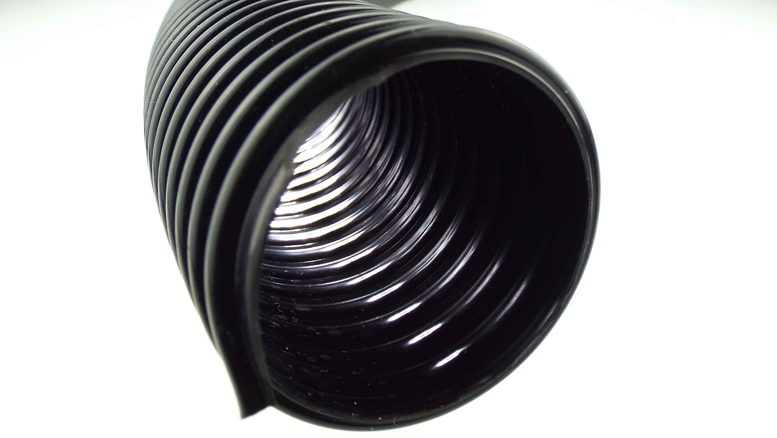 Pisces Flexible Pond Hose - 32mm (1.25") X 5 Metre, Corrugated Black Tubing For Pumps & Filters