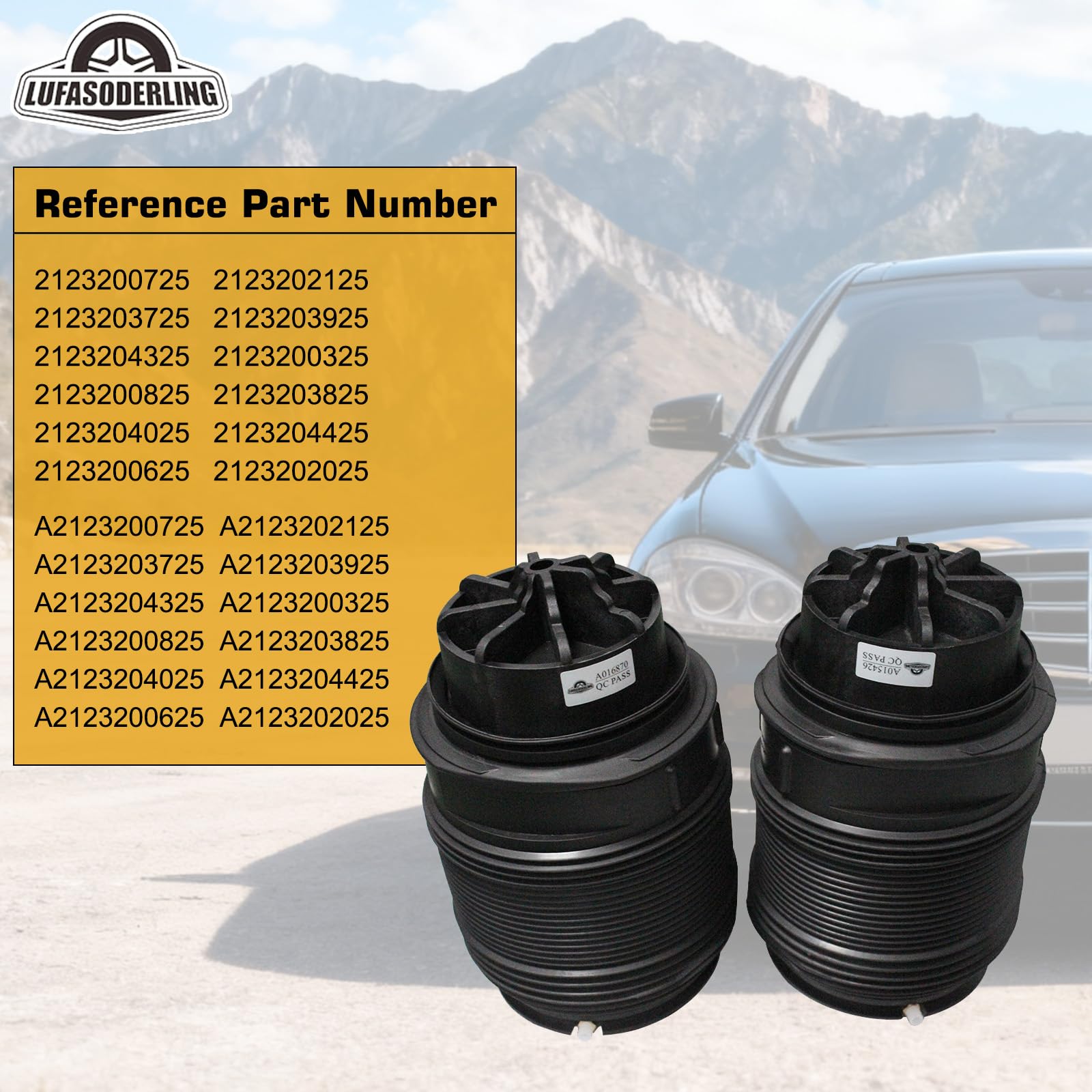 Luftbalg Hinten Kompatibel mit Mercedes-Benz W212 E200 E250 E300 E400 E500 E63 AMG CLS C218 CLS220 Luftfederung S212
