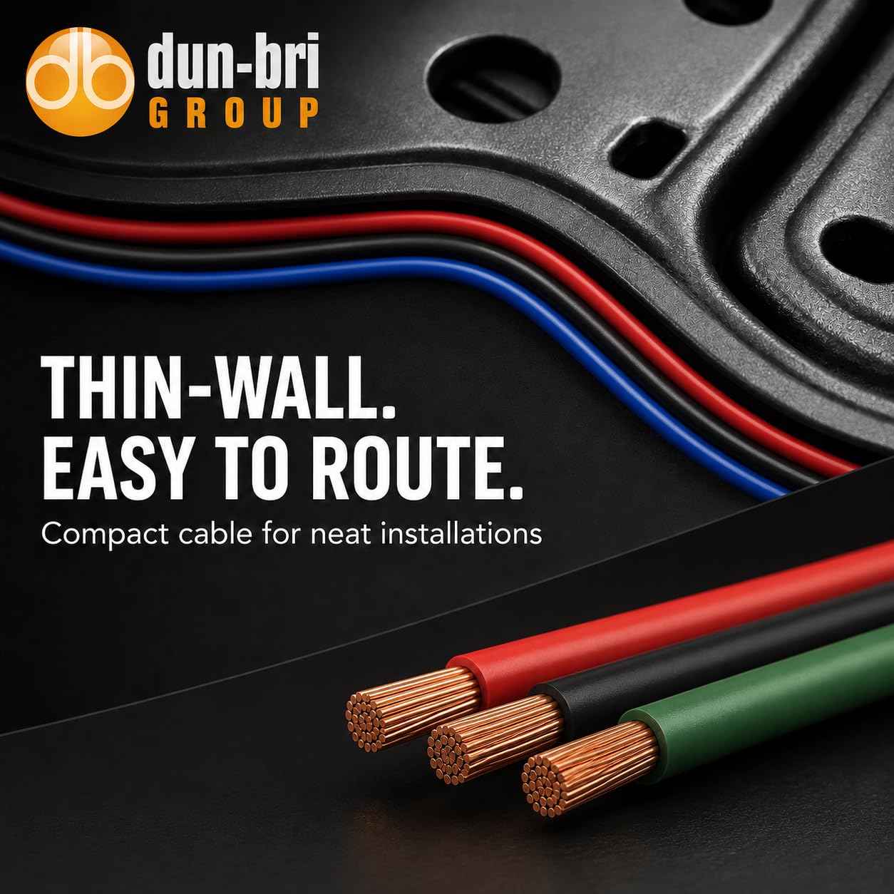 DBG - Cable automotriz de pared delgada de un solo núcleo, 1,0 mm² (16,5 A), 17 AWG, aislamiento de PVC a alta temperatura, ideal para proyectos de 12 V de autos, marinos y eléctricos (11 paquetes de