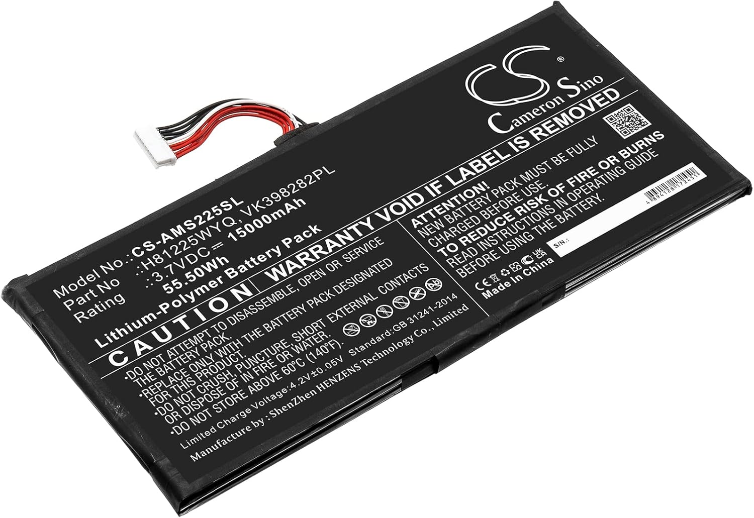 3.7V Battery Replacement is Compatible with MaxiSys Elite