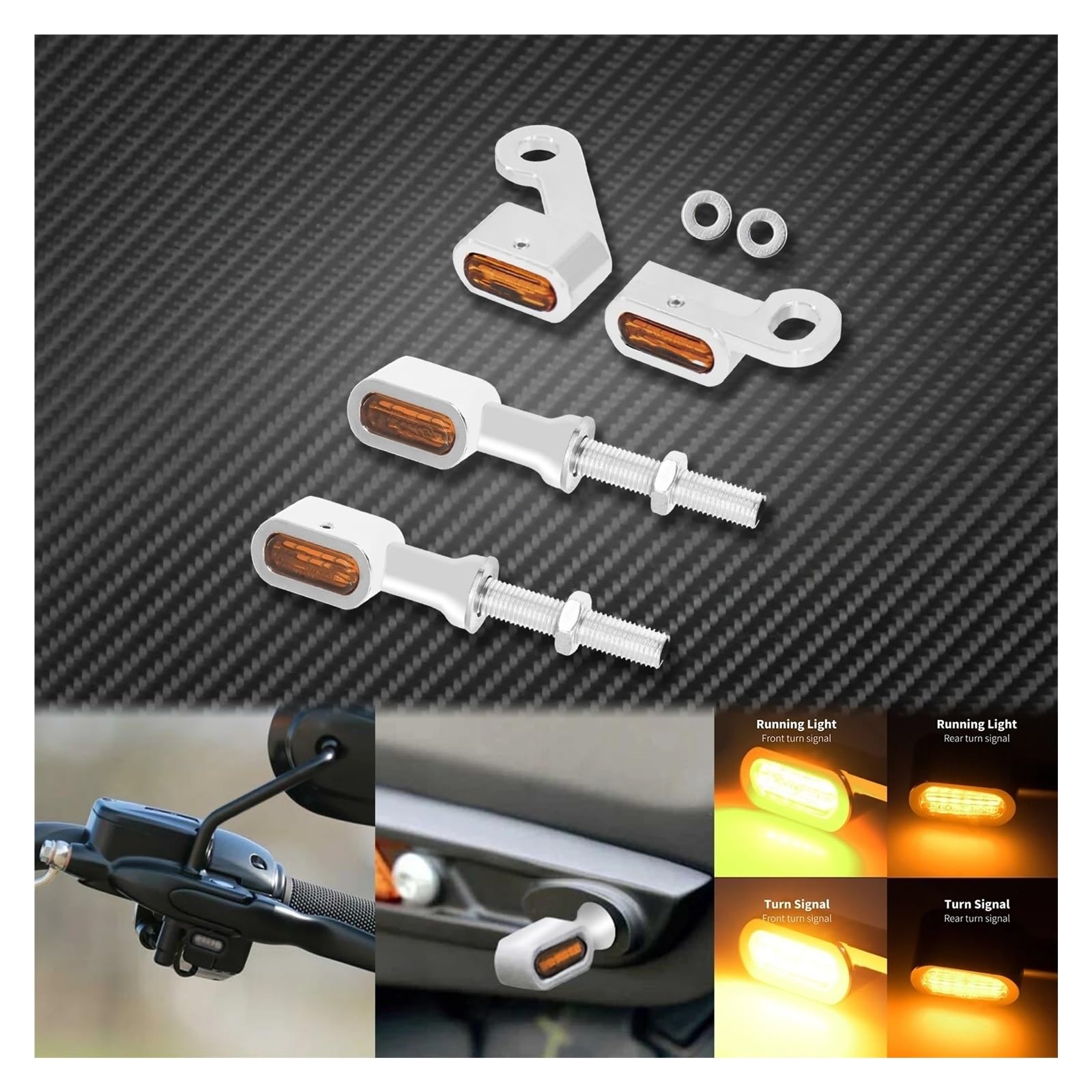 intermitentes led Para Motocicleta, Luz De Marcha Para