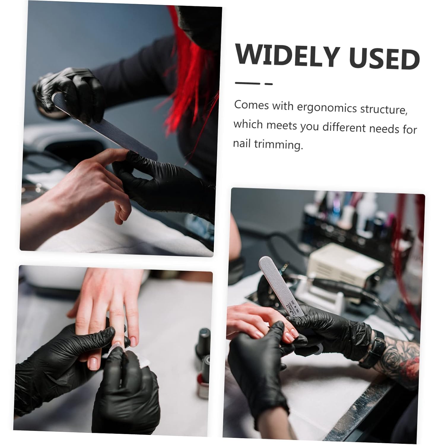 Beavorty 15pcs Stainless Steel Cuticle Pusher and Nail Gel Remover for Manicure Nail Dead Skin Trimming Tool for Home and Salon Use