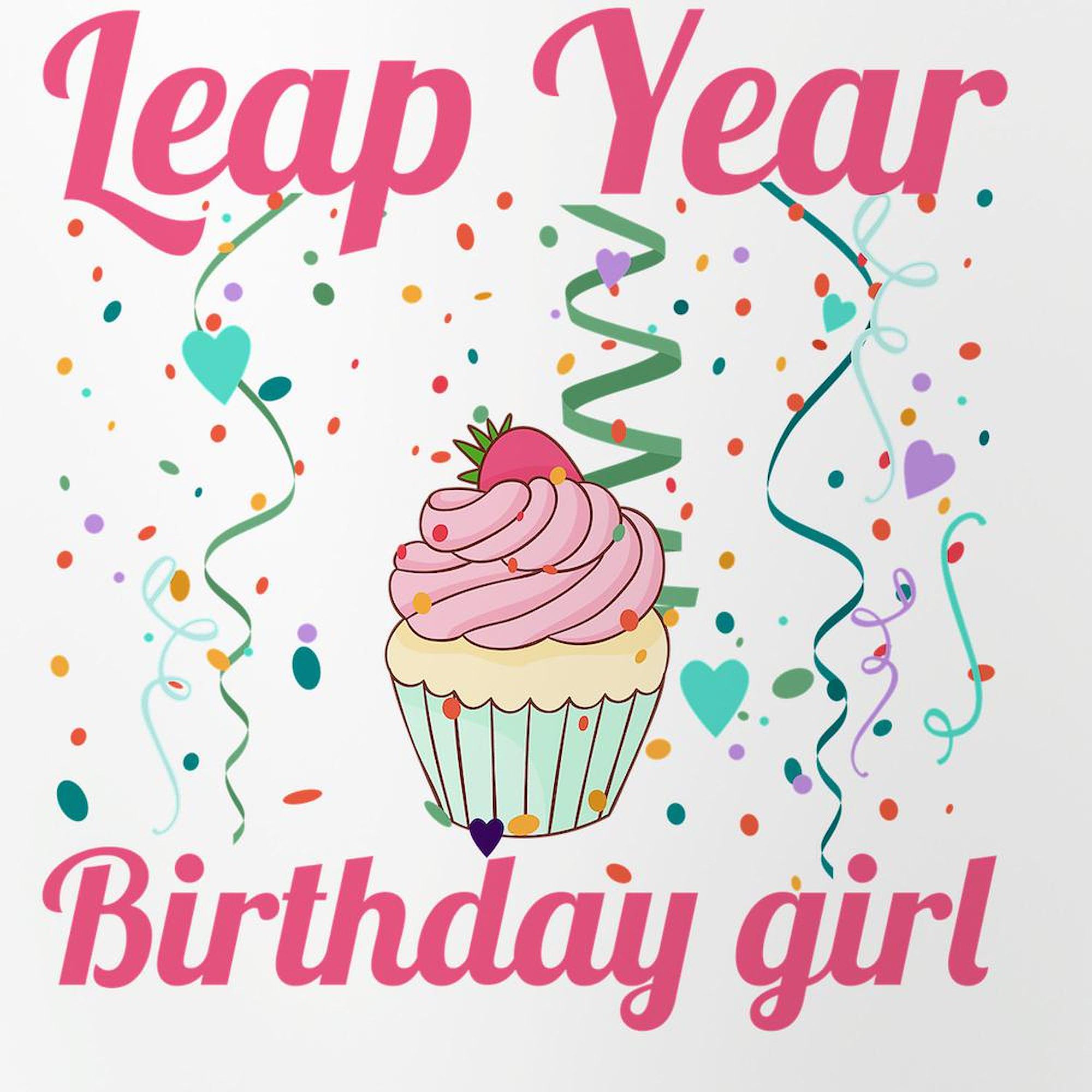 CafePress Leap Year Birthday Girl Pint Glass, 16 oz. Drinking Glass