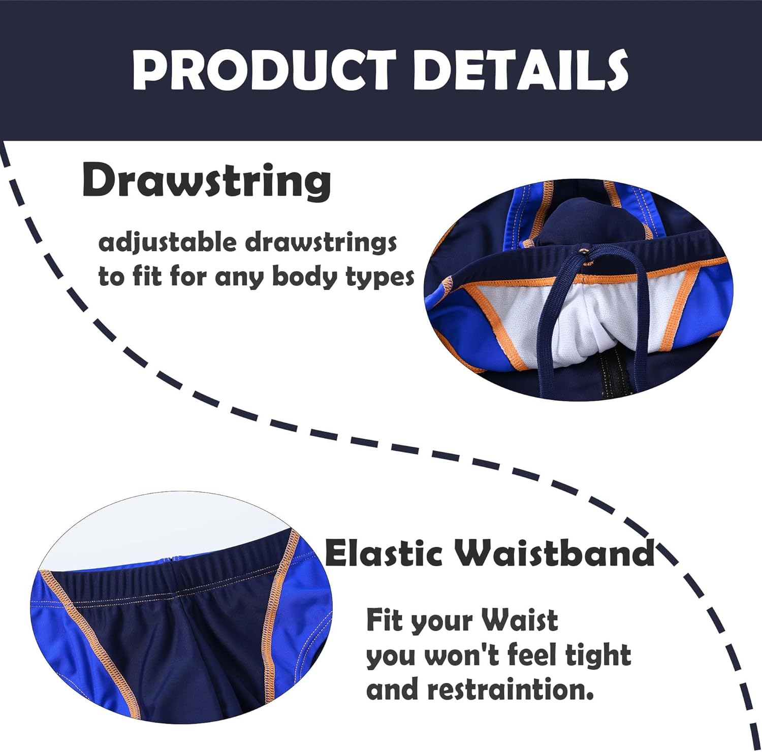 Mens Swim Briefs with Bulge Enhancing Pouch Bikini Sexy Tight Swimwear with Drawstring 1 to 3 Pack
