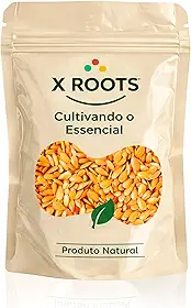X Roots Semente de Linhaça Dourada 1kg | Fonte de Ômega 3, Fibras e Proteínas
