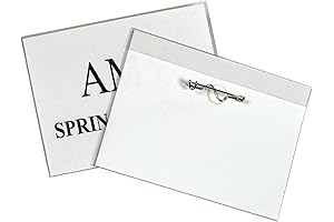 C-Line Pin-Style Name Badge Holders with Inserts: The Ideal Solution for Professional Identification