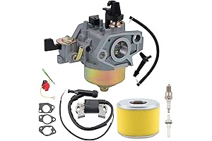GX270 Carburetor + Recoil Starter + Ignition Coil Spark Plug Kit