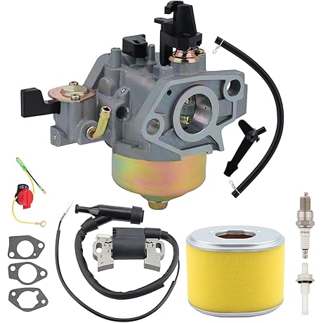 GX270 Carburetor + Recoil Starter + Ignition Coil Spark Plug Kit