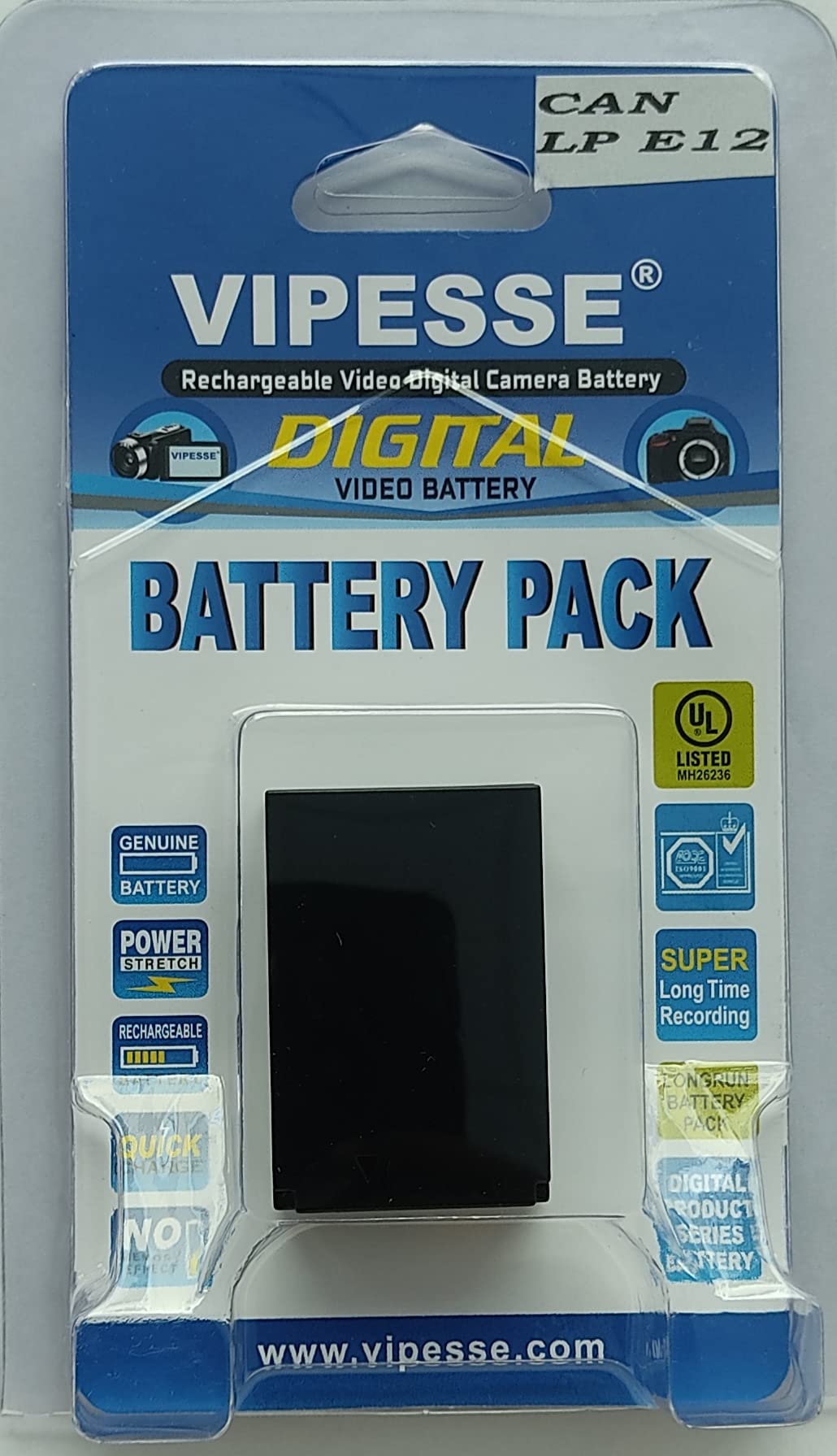 LP-E12 Battery for Canon Eos M/100D/EOSM/EOS100D