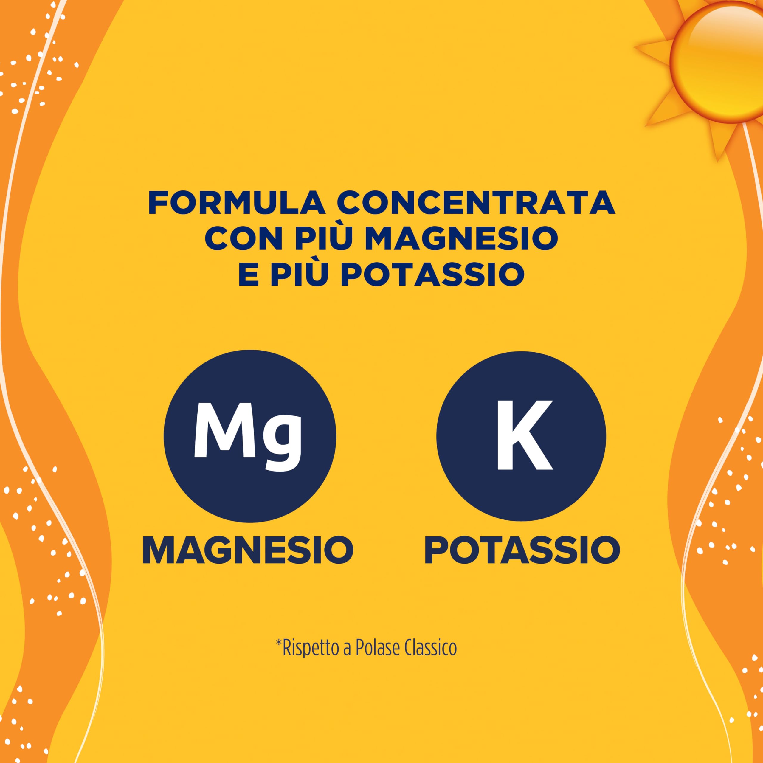 Polase Pocket, Complément alimentaire de magnésium et de potassium à prendre sans eau, contre fatigue et fatigue, chaud, goût orange, 14 bâtons orosolubles