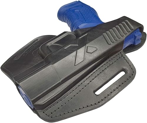 Miniatura 2 de VlaMiTex Funda de piel B5 para pistola Walther P99, PPQ M2, Smith & Wesson 99, color negro