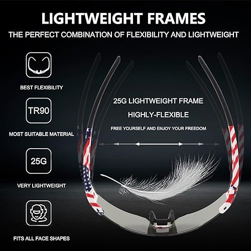 Miniatura 6 de Gafas de sol polarizadas para ciclismo hombres y mujeres con 1 lente o 3 lentes intercambiables gafas de béisbol