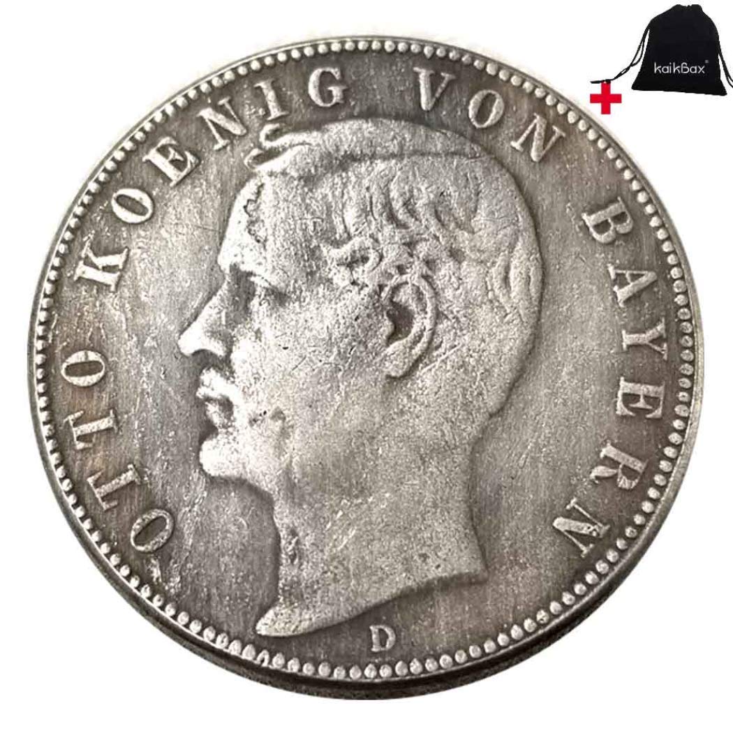 Pièce Commémorative Vintage FKaiYin 1808 – Sculptée à La Main En Laiton Plaqué Argent 925 – Modèle Écossais, Non Circulée – Cadeau De Collection Unique