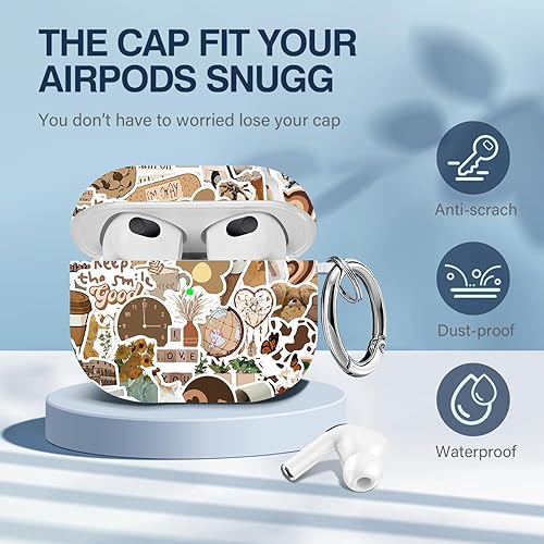 Vista 234 de Maxjoy for AirPods 2nd Generation Case, Unique Design Hard Protective Shockproof Airpods Case Cover with Keychain Compatible with Apple AirPods Sea