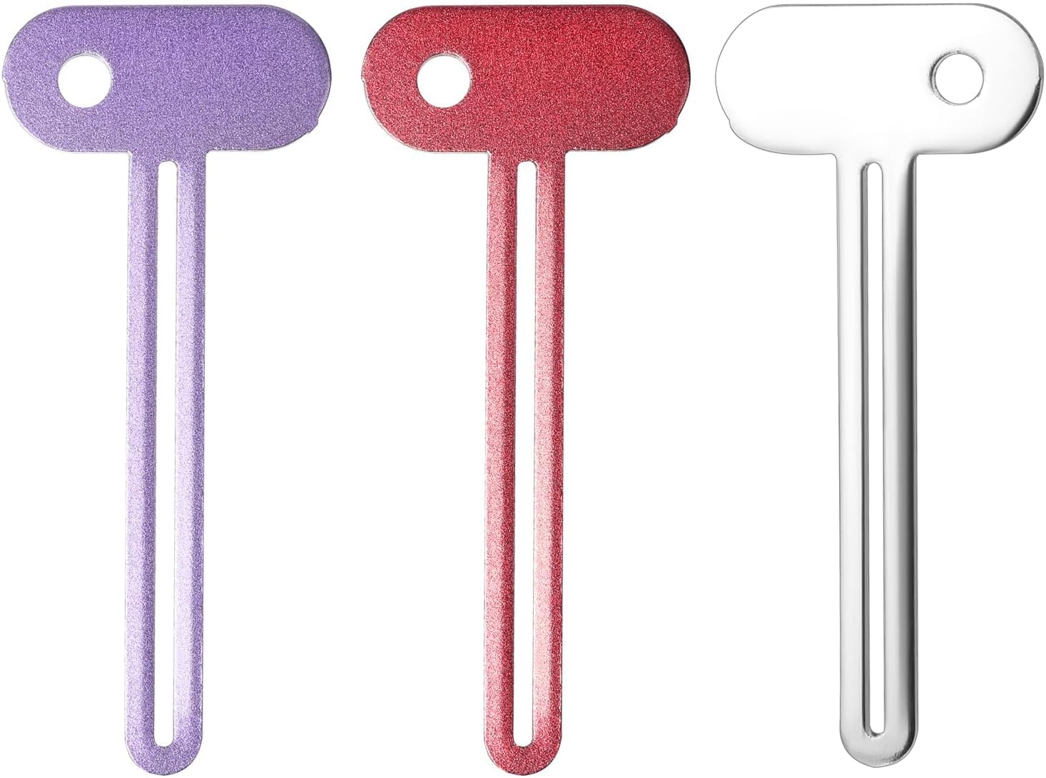 Toothpaste Squeezer Tube Squeezer Tool Toothpaste Squeezer Roller Metal Tube Squeezer Key Tooth Paste Squeezer Rollers Dispenser Tube Squeezers for Extruding Toothpaste Facial Cleanser Cosmetics