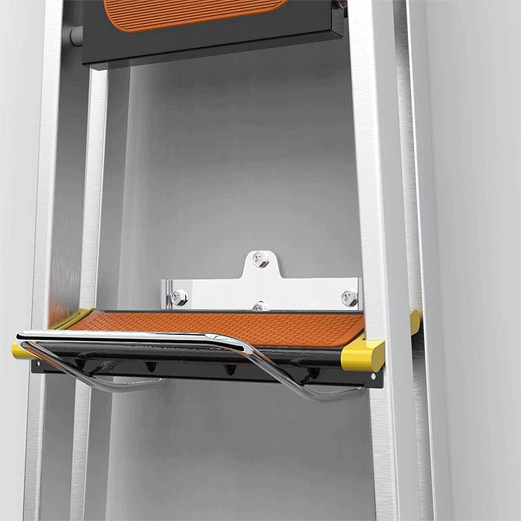 3 perchas para escalera, de almacenamiento para escaleras, montaje en pared, estantes de garaje multiusos, resistentes