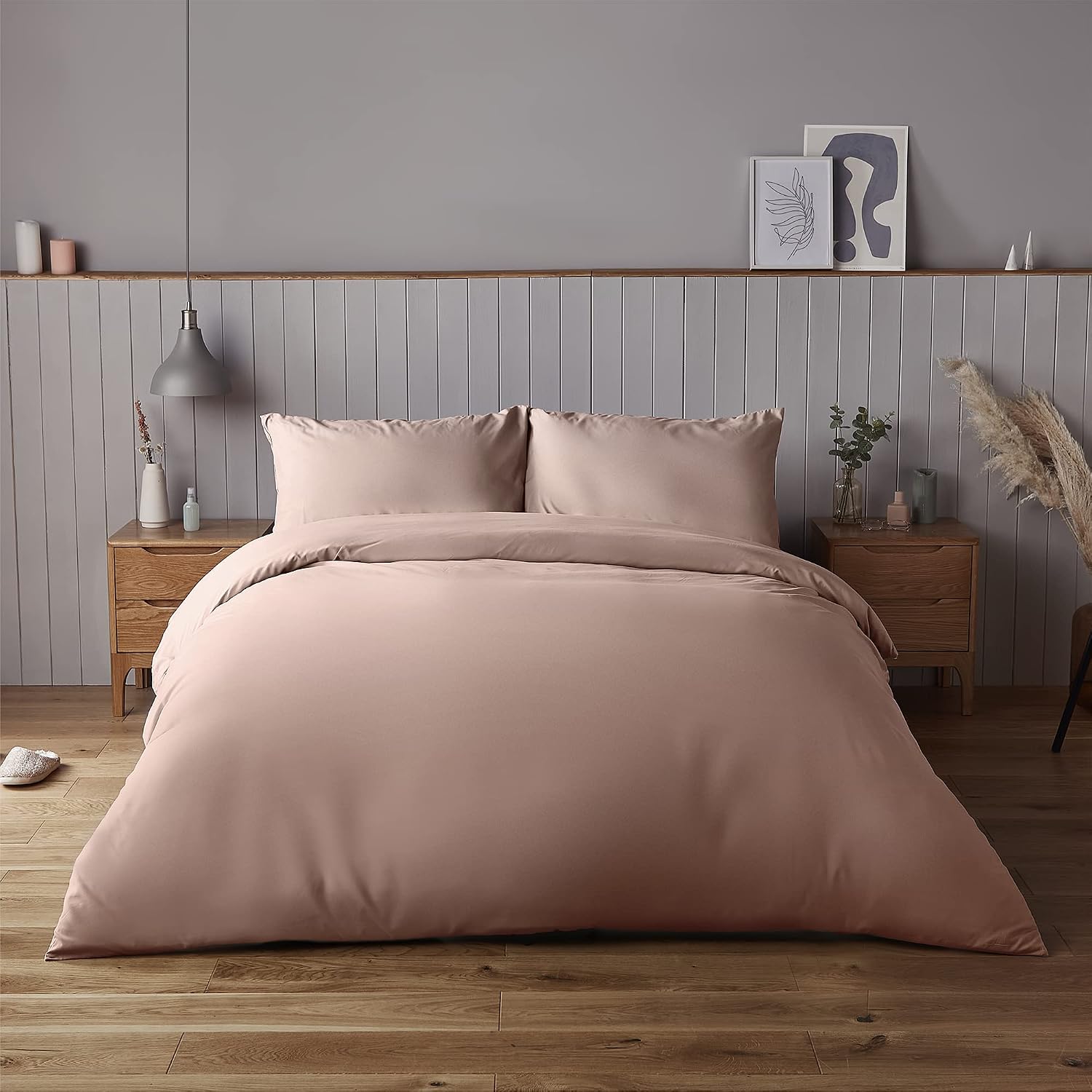 Silentnight Supersoft Duvet Set, Cosy & Comfortable Delicate Touch, Luxurious Easy Care Microfibre with Button Fastening