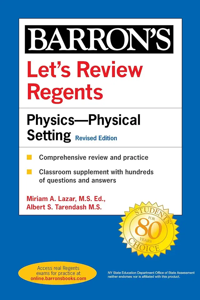 Let's Review Regents: Physics--The Physical Setting Revised Edition (Barron's New York Regents)