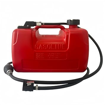 3 Gallon Boat Fuel Tank with Line, Marine Outboard Gas Tank, 12L