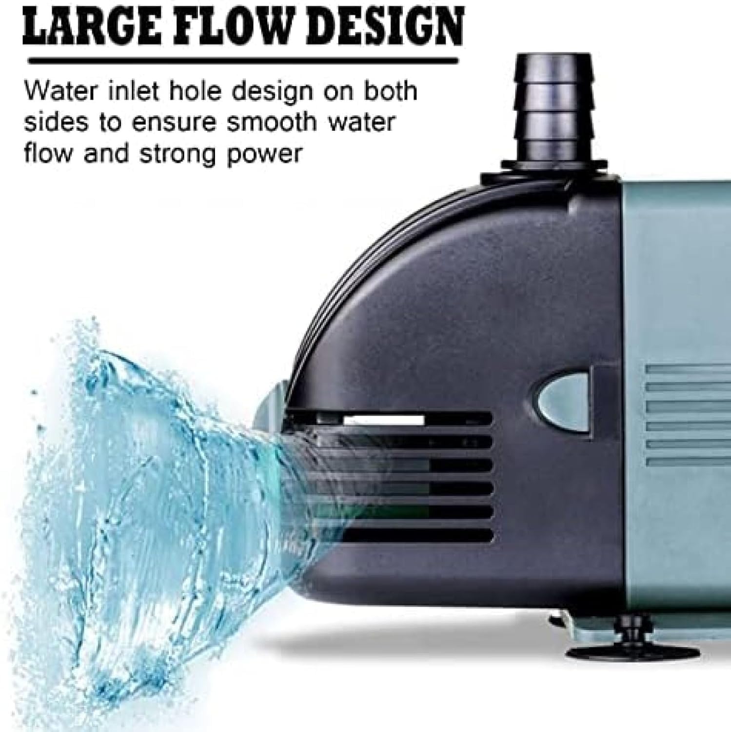 Bombas De Agua De Potencia Bomba De Estanque De Peces Sumergible A Prueba De Agua 6w / 14w / 24w / 35w / 52w / 60w Bomba De Agua De Acuario Bomba De Fuente De Estanque De Estanque De Peces, 35w