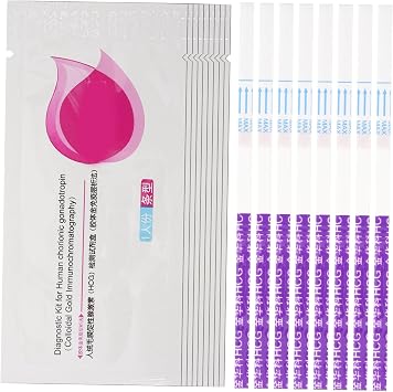Disposable and Strips 20pcs, Women Pregnancy High Test for Plastic Highly Sensitive Safe Material, Early Detection Pregnancy Tests with Precision for Home Use